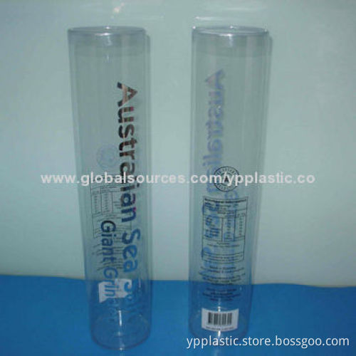 Transparent PVC Tube for Packaging with Printing